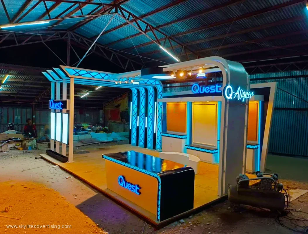 Quest Dental Booth Design and Build Project Fabricated