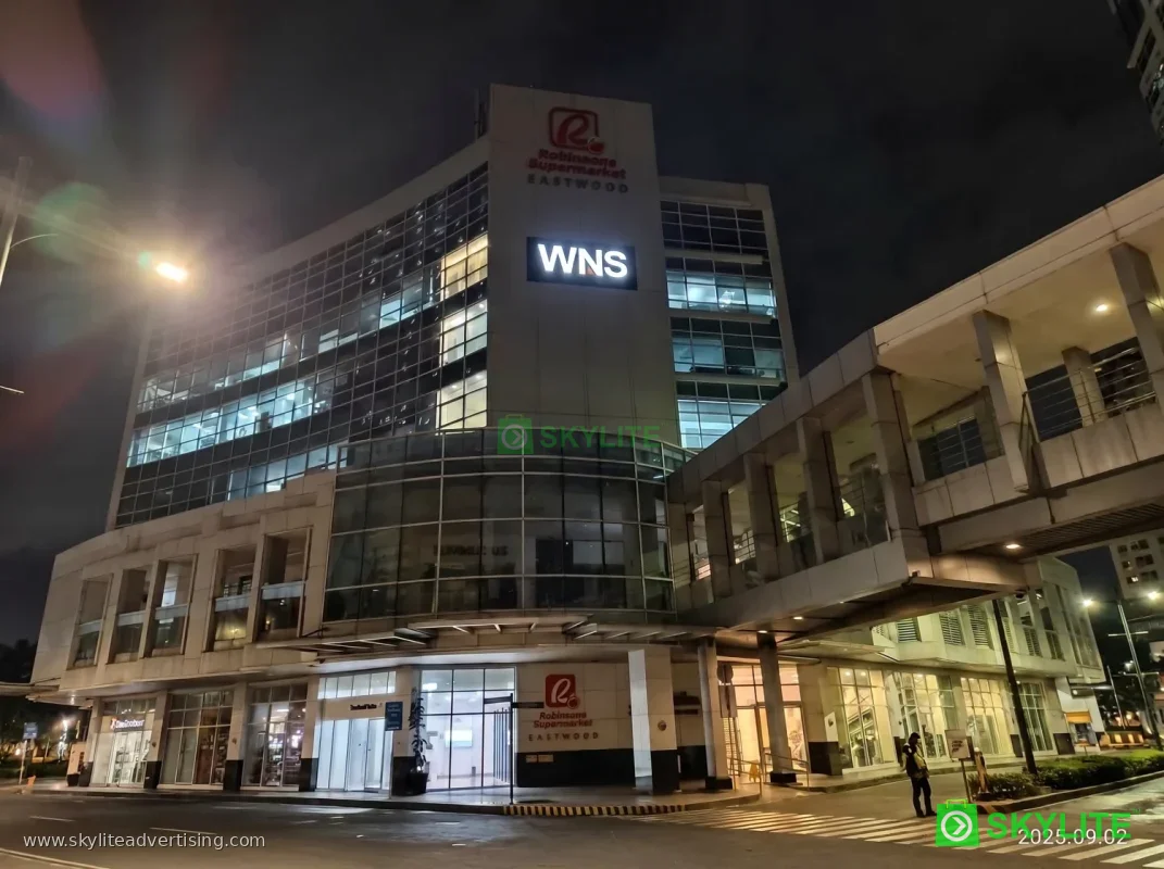 WNS Building ID Logo Signage at Libis, QC